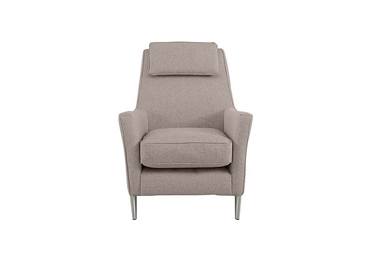 Uniqa Fabric Accent Chair - Beige