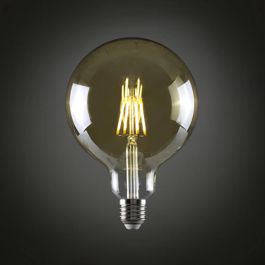 6W Amber E27 Vintage Filament Light Bulb