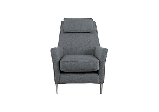 Uniqa Fabric Accent Chair - Grey