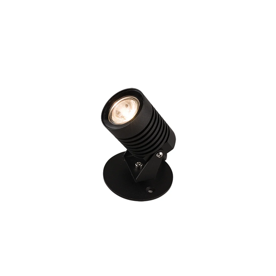 Gullett Black Integrated LED Spot Light