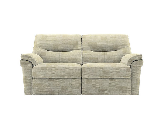 G Plan - Seattle 2.5 Seater Fabric Manual Recliner Sofa - Cream