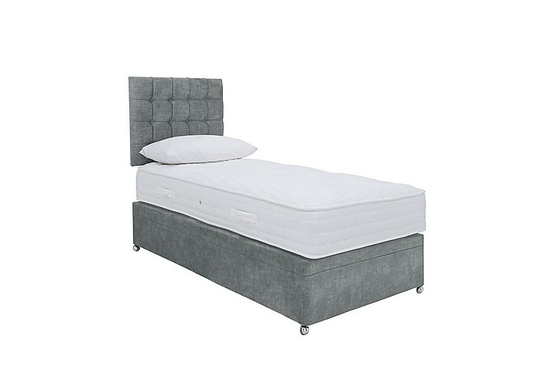 Sleep Story - Ergo 1000 Side Ottoman Divan Set - Small Single - Blue