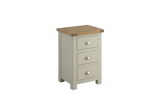 Atlantic 3 Drawer Bedside Table