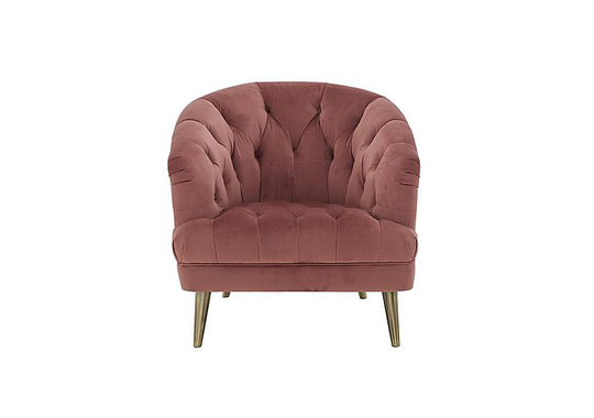 Alexander and James - Soho Fabric Accent Chair - Pink