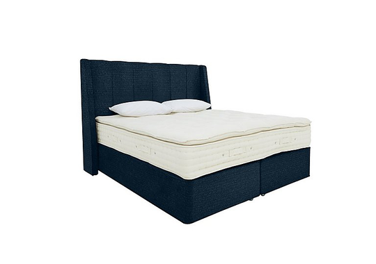 Hypnos - Bespoke Monarch Divan Set - Double - Blue