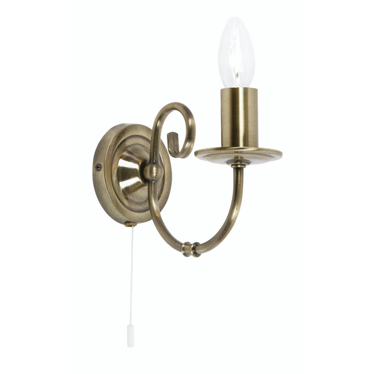 Bonifacio 1-Light Candle Wall Light