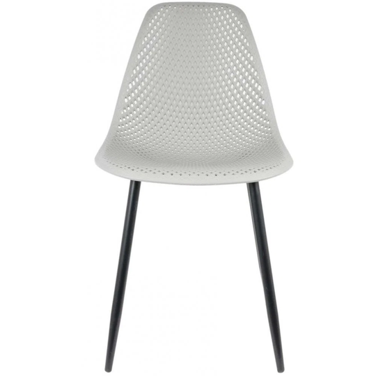 Hans Gray Modern Indoor Outdoor Chair