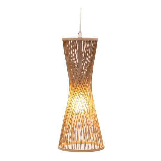 Acosta 1 - Light Single Geometric Pendant with with Metal Accents