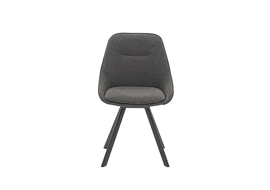 Arctic Swivel Fabric Dining Chair