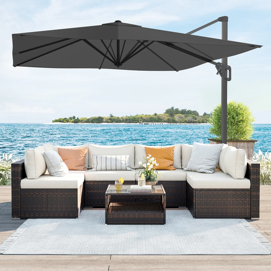 Mowgli 3m Square Cantilever Parasol
