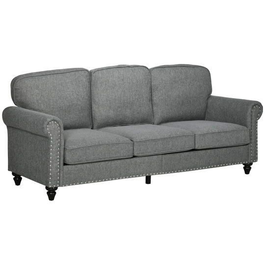 Millia 205.5Cm Scroll Arms Sofa