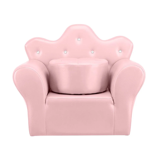 Ronan Crown Children's Novelty Chair and Ottoman