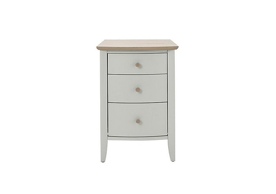 Cotswold 3 Drawer Bedside Cabinet - Grey