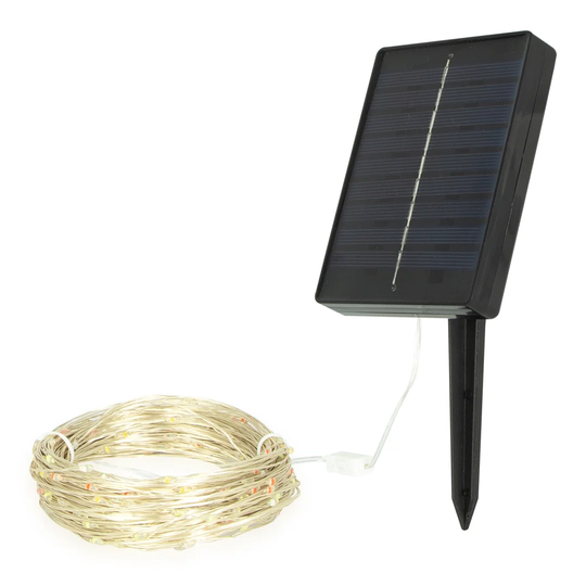 LED Solar Powered 200 - Bulb Fairy Lights
