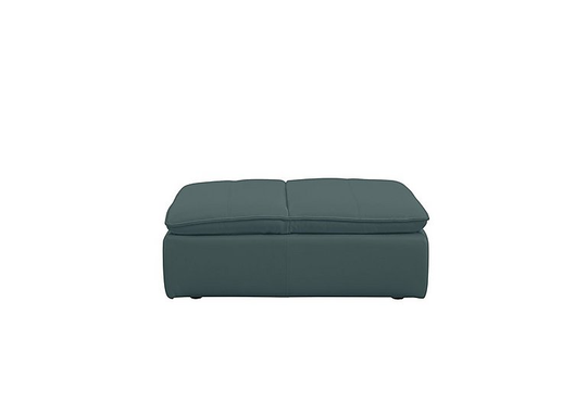 Starlight Express Leather Chair Footstool - Green- World of Leather