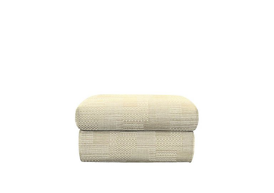 G Plan - Kingsbury Fabric Storage Footstool - Cream