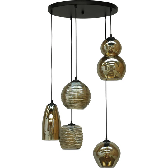 5 - Light Cluster Geometric Pendant