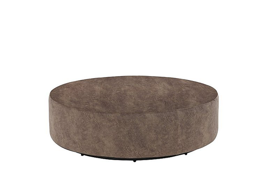Ariana Fabric Twister Footstool - Brown