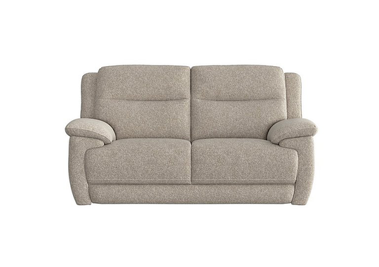 Touch 2 Seater Heavy Duty Fabric Sofa with USB Ports - Beige