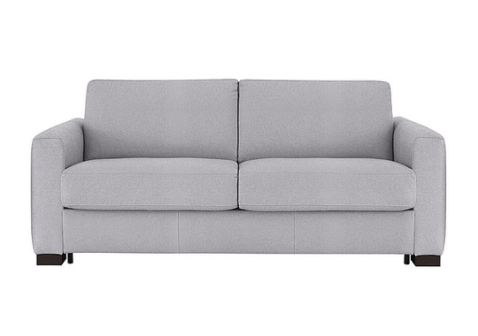 Nicoletti - Alcova 3 Seater Fabric Sofa Bed with Box Arms - Grey