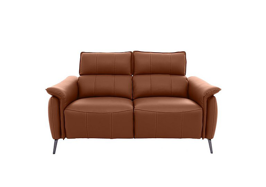 Jude 2 Seater Leather Sofa - Brown