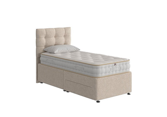 The Handmade Bed Company - Boutique Ortho Divan Set - Single - Beige