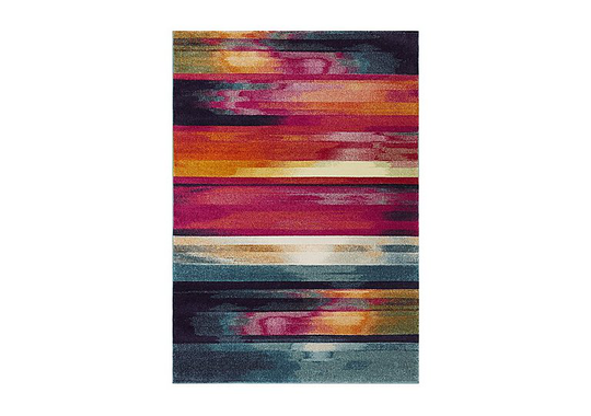 Stellar Multicoloured Rug - 200cm-x-290cm - Purple