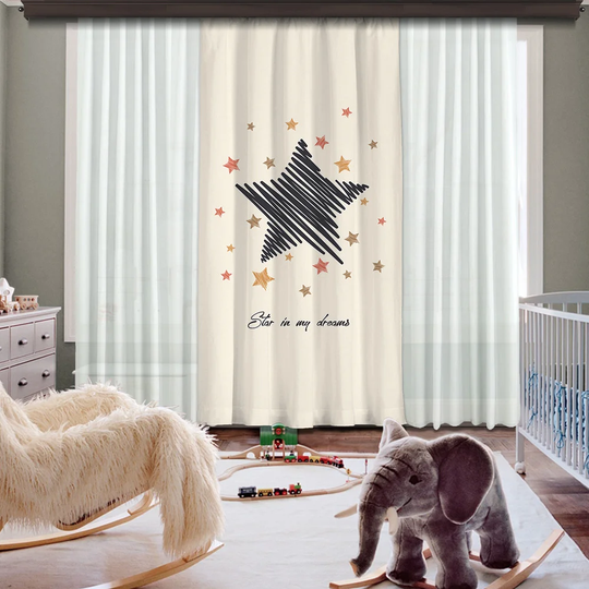 Michael Semi Sheer Curtain