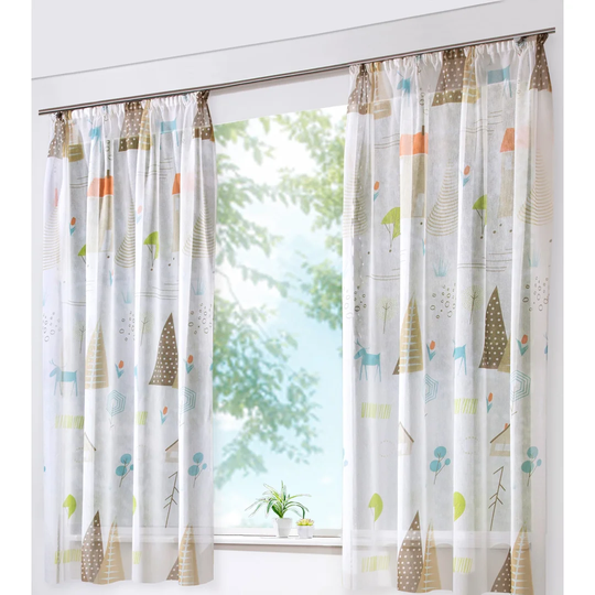 Sprowston Track Insert Semi Sheer Single Curtain