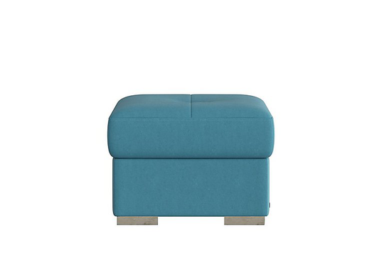 Nicoletti - Galileo Fabric Footstool - Blue