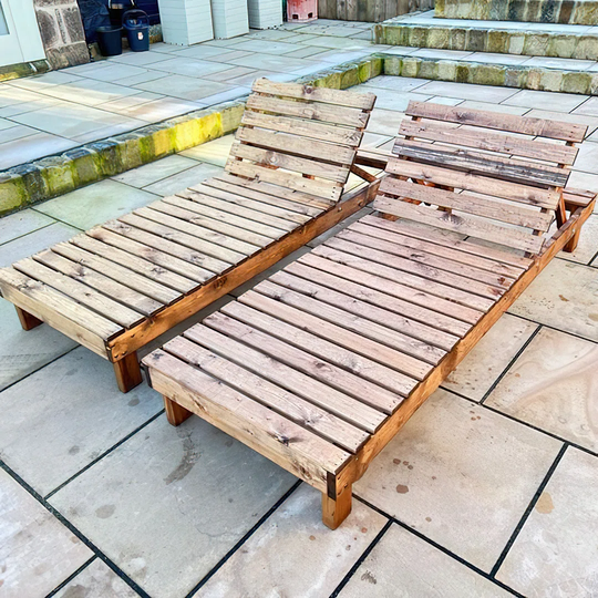 Udine Double Reclining Sun Lounger