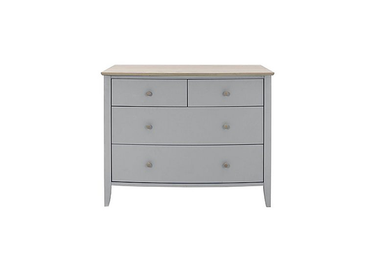 Cotswold 2+2 Drawer Chest - Grey