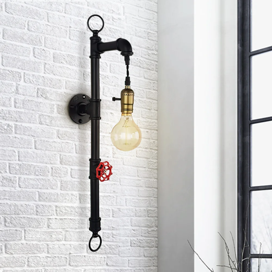 Tankersley 1 - Light Black Armed Sconce