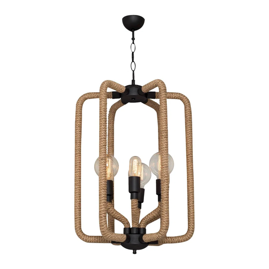Nathen 6 - Light Lantern Bulb Pendant