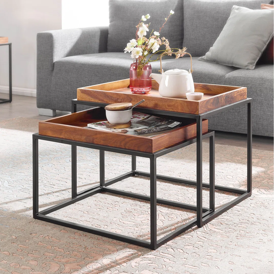 Flagler 2 Piece Coffee Table Set