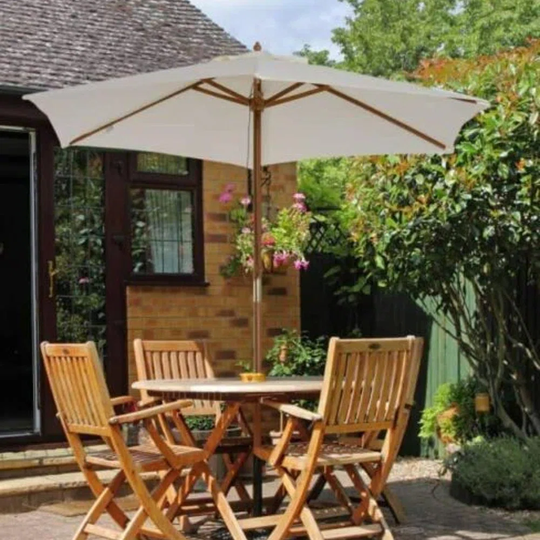 Ahna 2.4m Cream Parasol