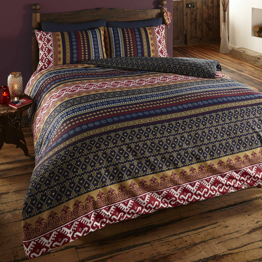 Cassandra Easycare Reversible Duvet Cover Set