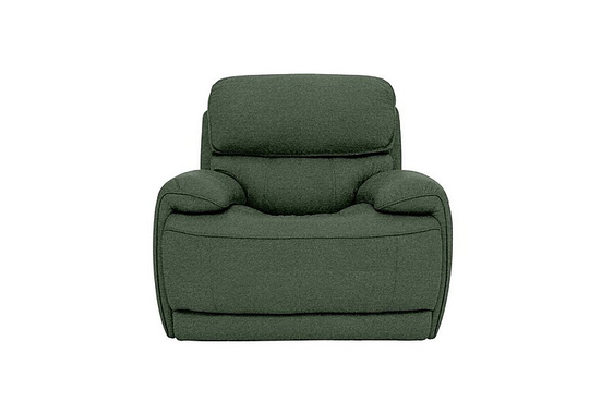 Relax Station Rocco Fabric Power Rocker Armchair with Power Headrest - Green