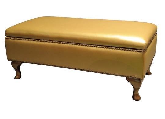 Baroque Upholstered Storage Bench