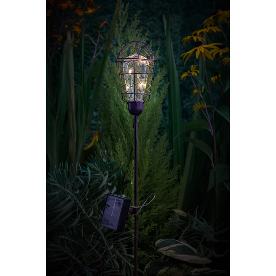 Rustic Bulb Stake Light