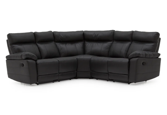 Jeni Leather Reclining Corner Sofa