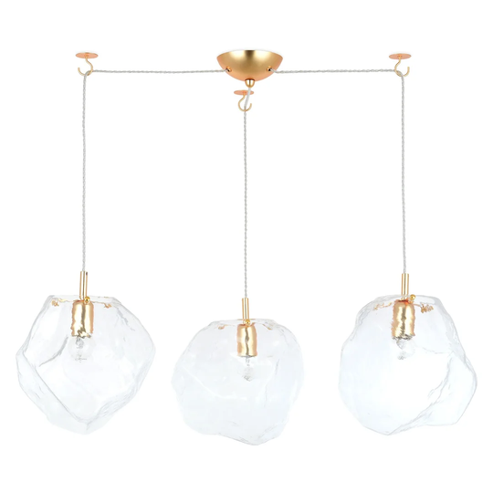 Tyne 3 - Light Kitchen Island Teardrop Pendant