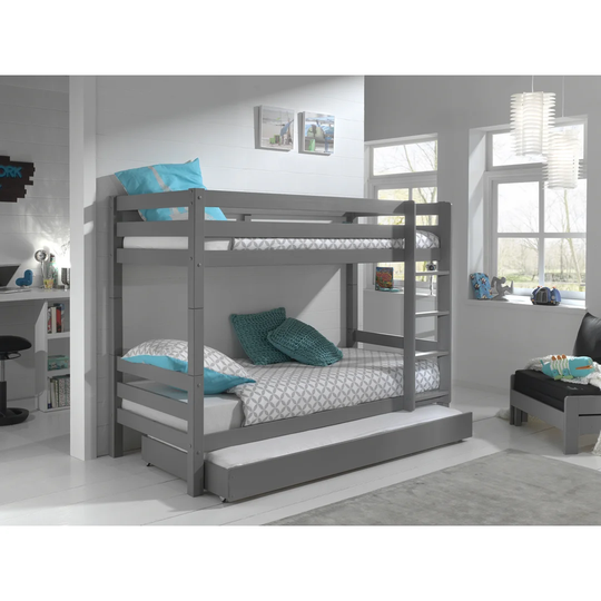 Bunk Loft Bed Pino 160 Cm Height Incl. Bed Drawer