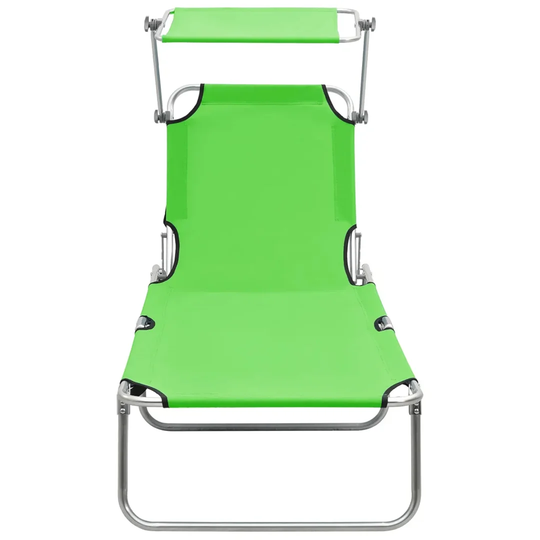 58Cm Long Reclining Single Sun Lounger