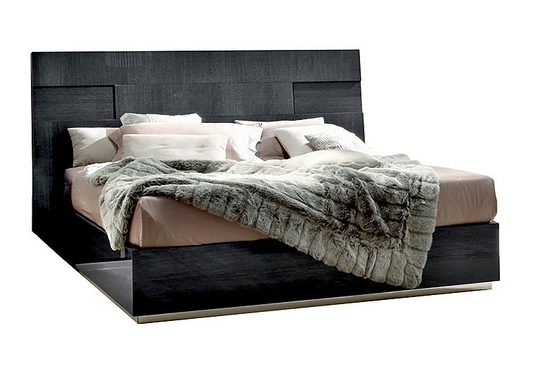 ALF - St Moritz King Size Bed Frame - Black