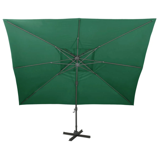 Prestynne 400Cm x 300Cm Rectangular Cantilever Umbrella