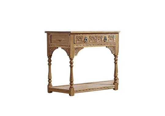 Old Charm Canted Console Table