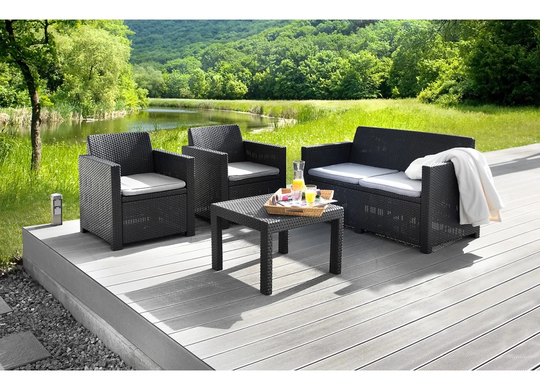 Hawkins 4 Seater Rattan Sofa Set
