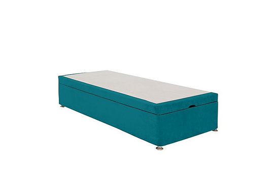 Sleep Story - End-lift Ottoman Divan Base - Single - Teal