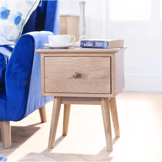 Manuel Side Table with Storage